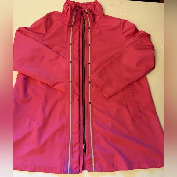 Cinzia Rocca Due Women's Pink Light Over Coat Jacket made in Italy Sz-16.S14
